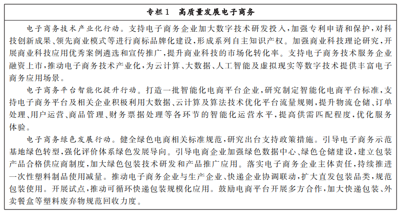 商務(wù)部 中央網(wǎng)信辦 發(fā)KAIYUN平臺展改革委關(guān)于印發(fā)《“十四五”電子商務(wù)發(fā)展規(guī)劃》的通知(圖3)