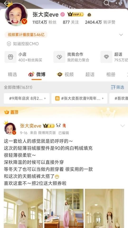 收入≠利潤(rùn)！初代網(wǎng)紅張大奕“斷舍離”十年老店揭開電kaiyun商盈利迷局(圖2)